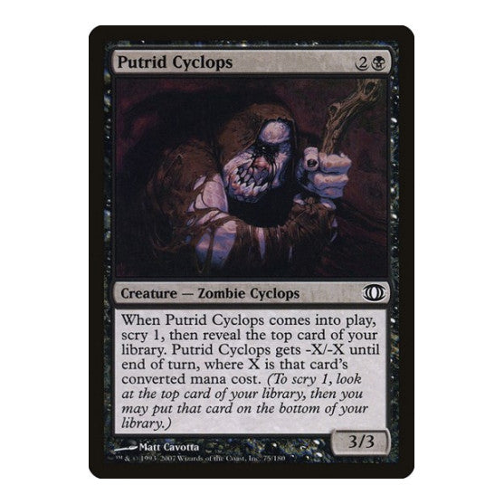 Putrid Cyclops (FUT) #75 Common (Lightly Played) Future Sight Magic: The Gathering: 2007