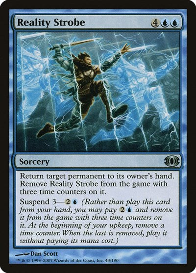 Reality Strobe (FUT) #43 Uncommon (Lightly Played) Future Sight Magic: The Gathering: 2007