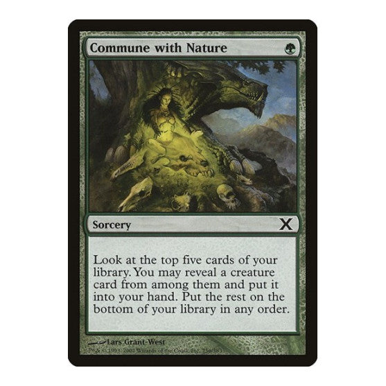Commune with Nature (10E) #256 Common 10th Edition Magic: The Gathering: 2007