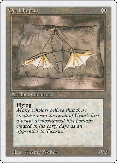 Ornithopter (3ED) #270 Uncommon Revised Edition Magic: The Gathering: 1994