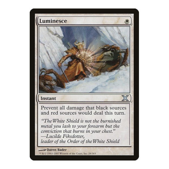 Luminesce (10E) #28 Uncommon (Lightly Played) 10th Edition Magic: The Gathering: 2007