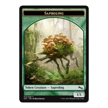 Saproling Token (UST) #14 T (Foil Lightly Played) Unstable Magic: The Gathering: 2017