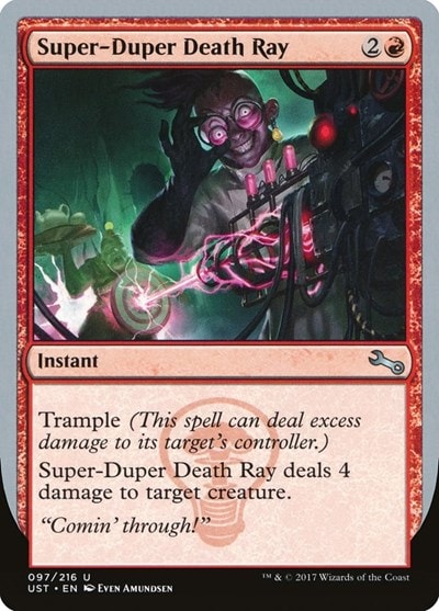 Super Duper Death Ray (UST) #97 Uncommon (Lightly Played) Unstable Magic: The Gathering: 2017