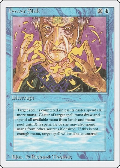 Power Sink (3ED) #74 Common Revised Edition Magic: The Gathering: 1994