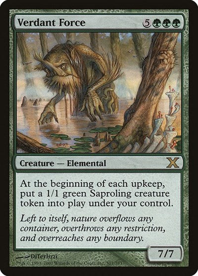 Verdant Force (10E) #307 Rare (Moderately Played) 10th Edition Magic: The Gathering: 2007