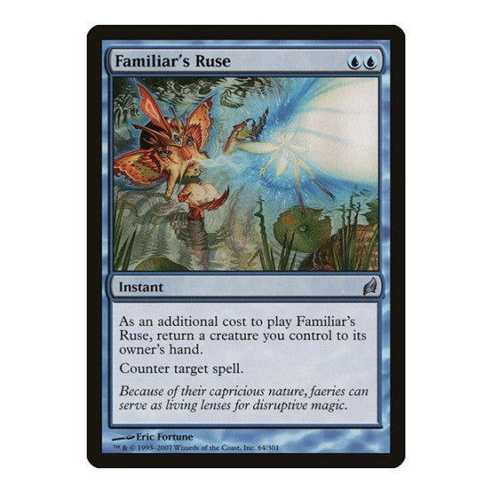 Familiar's Ruse (LRW) #64 Uncommon (Moderately Played) Lorwyn Magic: The Gathering: 2007
