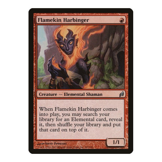 Flamekin Harbinger (LRW) #167 Uncommon Lorwyn Magic: The Gathering: 2007