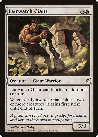 Lairwatch Giant (LRW) #29 Common (Near Mint) Lorwyn Magic: The Gathering: 2007