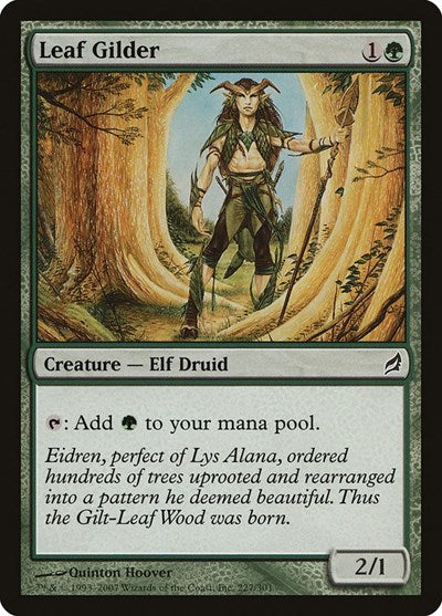 Leaf Gilder (LRW) #227 Common (Damaged) Lorwyn Magic: 2007