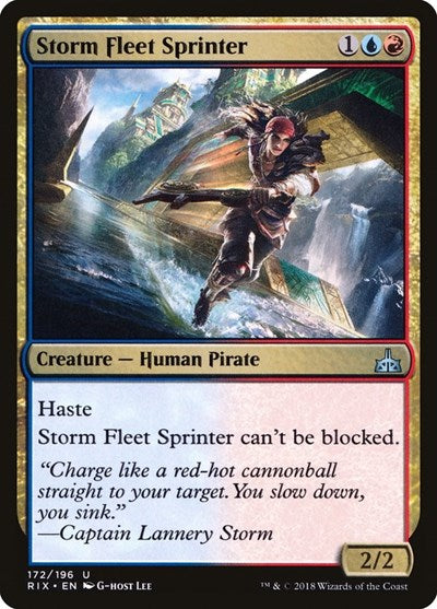 Storm Fleet Sprinter (RIX) #172 Uncommon (Lightly Played) Rivals of Ixalan Magic: The Gathering: 2018