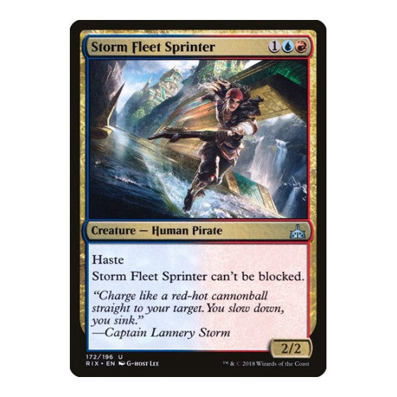 Storm Fleet Sprinter (RIX) #172 Uncommon (Lightly Played) Rivals of Ixalan Magic: The Gathering: 2018