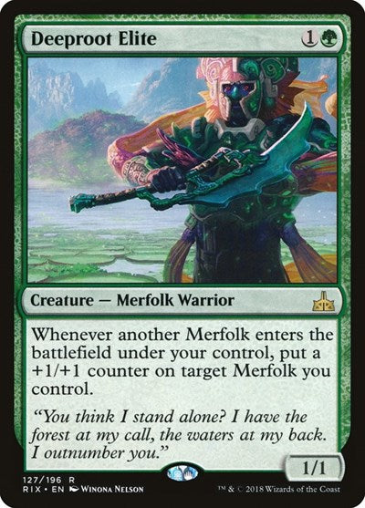 Deeproot Elite (RIX) #127 Rare (Near Mint) Rivals of Ixalan Magic: The Gathering: 2018