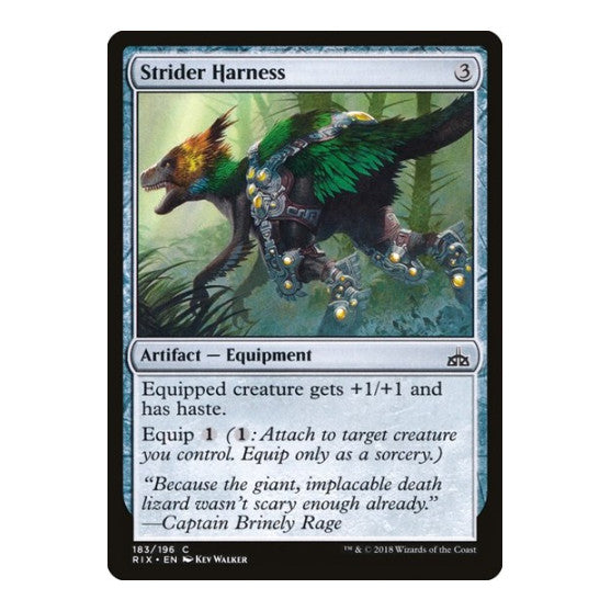 Strider Harness (RIX) #183 Common (Lightly Played) Rivals of Ixalan Magic: The Gathering: 2018