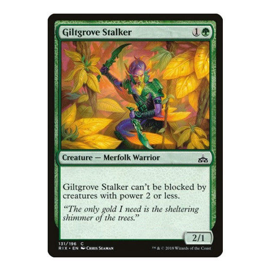 Giltgrove Stalker (RIX) #131 Common (Lightly Played) Rivals of Ixalan Magic: The Gathering: 2018