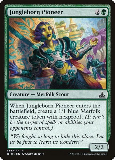 Jungleborn Pioneer (RIX) #137 Common (Lightly Played) Rivals of Ixalan Magic: The Gathering: 2018