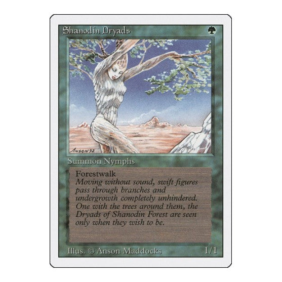 Shanodin Dryads (3ED) #216 Common Revised Edition Magic: The Gathering: 1994