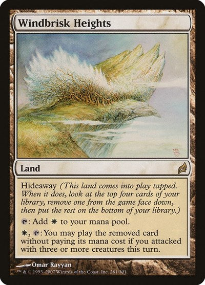 Windbrisk Heights (LRW) #281 Rare Lorwyn Magic: The Gathering: 2007