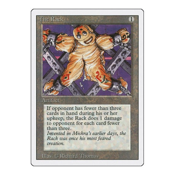 The Rack (3ED) #278 Uncommon (Moderately Played) Revised Edition Magic: The Gathering: 1994