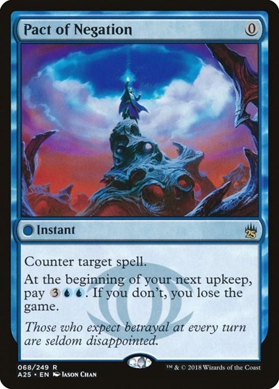 Pact of Negation (A25) #68 Rare (Near Mint) Masters 25 Magic: The Gathering: 2018