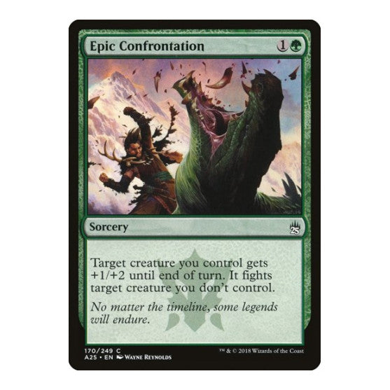 Epic Confrontation (A25) #170 Common (Moderately Played) Masters 25 Magic: The Gathering: 2018