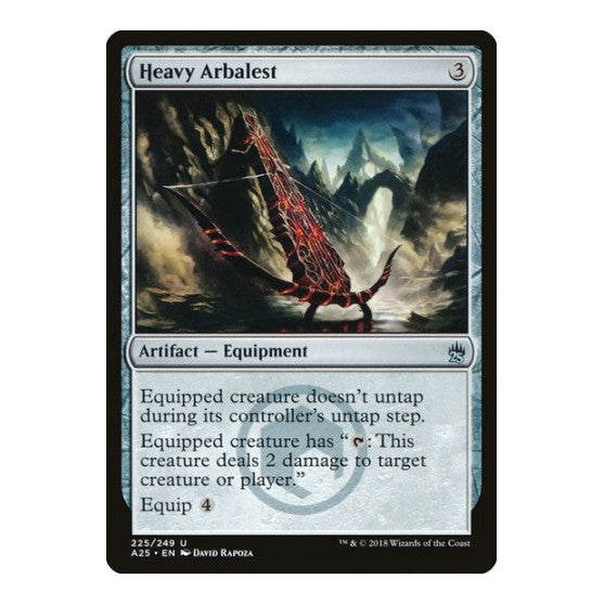 Heavy Arbalest (A25) #225 Uncommon (Lightly Played) Masters 25 Magic: The Gathering: 2018