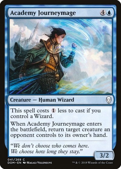 Academy Journeymage (DOM) #41 Common (Lightly Played) Dominaria Magic: The Gathering: 2018