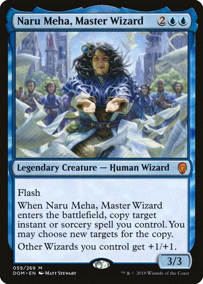 Naru Meha Master Wizard (DOM) #59 Mythic Rare (Lightly Played) Dominaria Magic: The Gathering: 2018