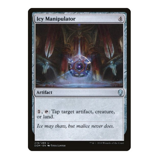 Icy Manipulator (DOM) #219 Uncommon (Lightly Played) Dominaria Magic: The Gathering: 2018