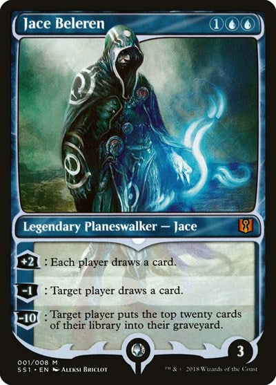 Jace Beleren (SS1) #1 Mythic Rare (Lightly Played) Signature Spellbook: Jace Magic: The Gathering: 2018