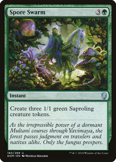 Spore Swarm (DOM) #180 Uncommon (Lightly Played) Dominaria Magic: The Gathering: 2018