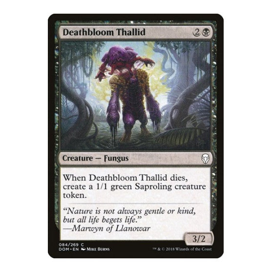 Deathbloom Thallid (DOM) #84 Common (Lightly Played) Dominaria Magic: The Gathering: 2018
