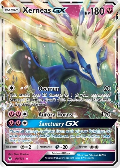 Xerneas GX (SM06) #90/131 Ultra Rare SM - Forbidden Light Pokemon: 2018