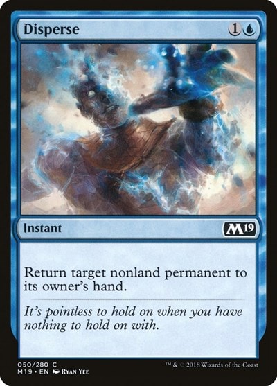 Disperse (M19) #50 Common (Lightly Played) Core Set 2019 Magic: The Gathering: 2018