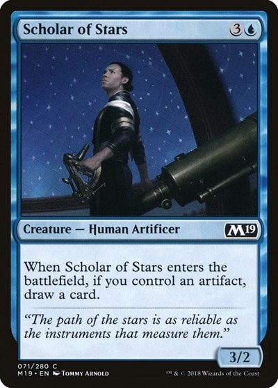 Scholar of Stars (M19) #71 Common (Lightly Played) Core Set 2019 Magic: The Gathering: 2018