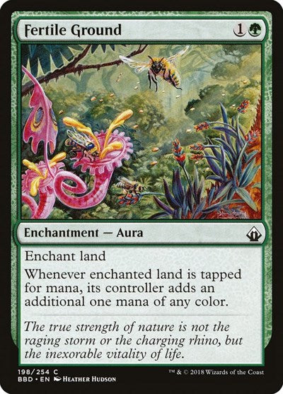 Fertile Ground (BBD) #198 Common Battlebond Magic: The Gathering: 2018