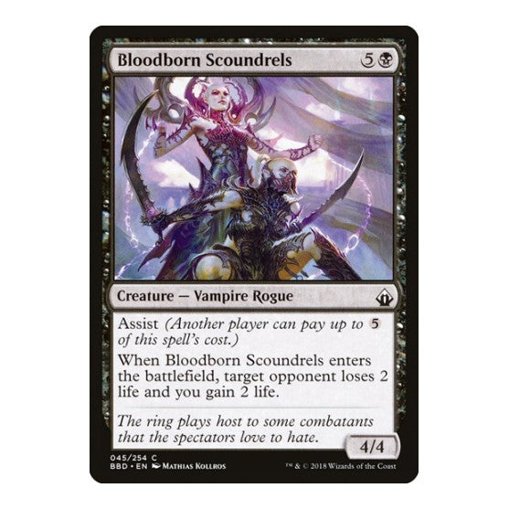 Bloodborn Scoundrels (BBD) #45 Common (Lightly Played) Battlebond Magic: The Gathering: 2018
