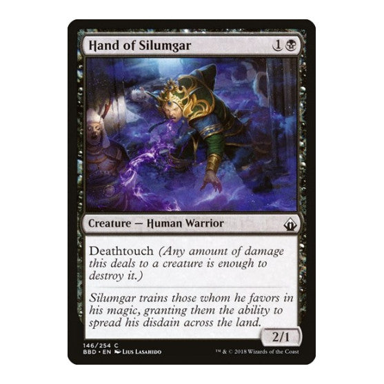 Hand of Silumgar (BBD) #146 Common (Lightly Played) Battlebond Magic: The Gathering: 2018