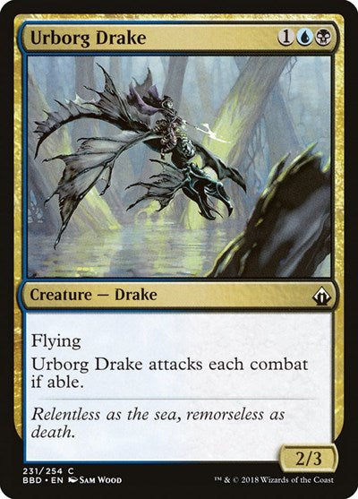 Urborg Drake (BBD) #231 Common (Lightly Played) Battlebond Magic: The Gathering: 2018