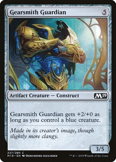 Gearsmith Guardian (M19) #237 Common (Lightly Played) Core Set 2019 Magic: The Gathering: 2018