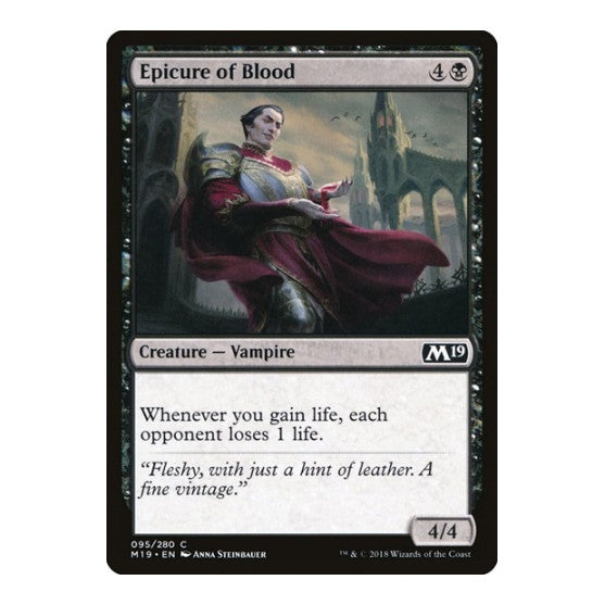 Epicure of Blood (M19) #95 Common Core Set 2019 Magic: The Gathering: 2018