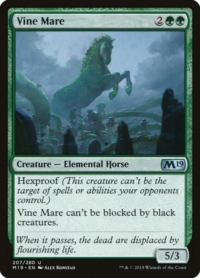 Vine Mare (M19) #207 Uncommon (Lightly Played) Core Set 2019 Magic: The Gathering: 2018