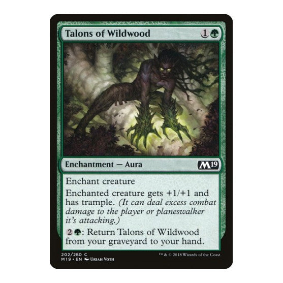 Talons of Wildwood (M19) #202 Common (Lightly Played) Core Set 2019 Magic: The Gathering: 2018