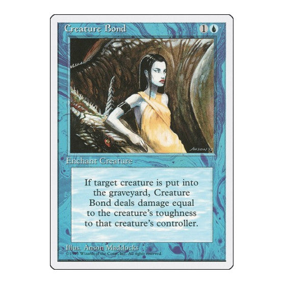 Creature Bond (4ED) #66 Common (Moderately Played) Fourth Edition Magic: The Gathering: 1995