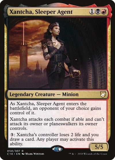 Xantcha Sleeper Agent (C18) #50 Rare (Lightly Played) Commander 2018 Magic: The Gathering: 2018