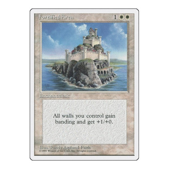 Fortified Area (4ED) #26 Common Fourth Edition Magic: The Gathering: 1995