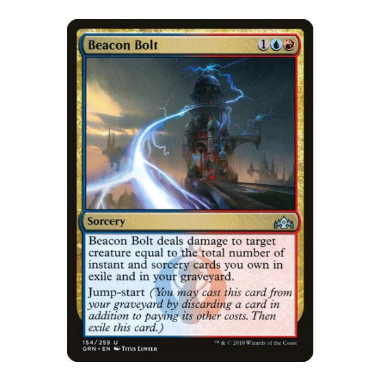 Beacon Bolt (GRN) #154 Uncommon Guilds of Ravnica Magic: The Gathering: 2018