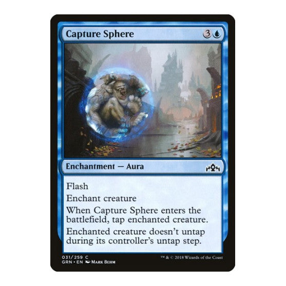 Capture Sphere (GRN) #31 Common (Lightly Played) Guilds of Ravnica Magic: The Gathering: 2018