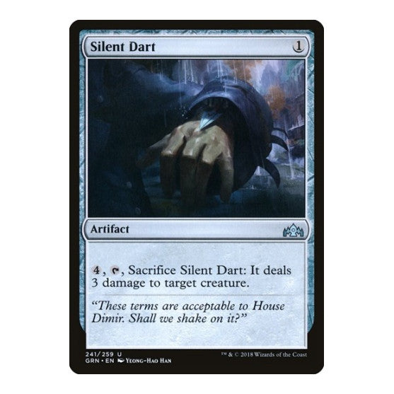 Silent Dart (GRN) #241 Uncommon (Lightly Played) Guilds of Ravnica Magic: The Gathering: 2018