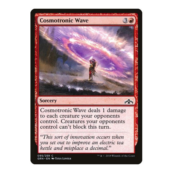 Cosmotronic Wave (GRN) #95 Common (Lightly Played) Guilds of Ravnica Magic: The Gathering: 2018