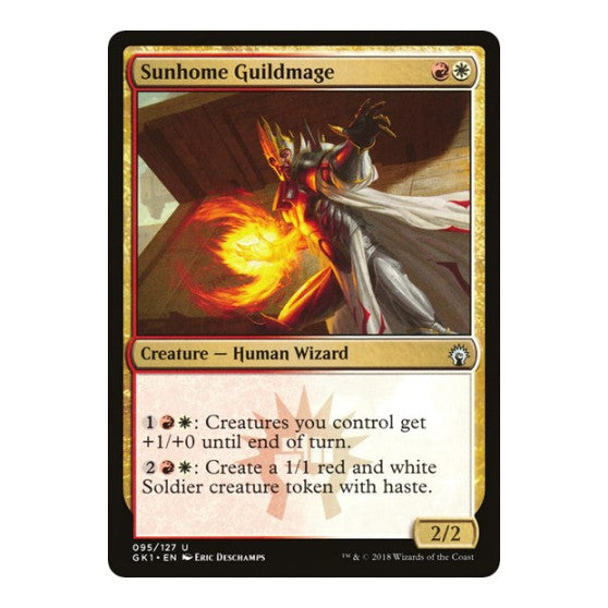 Sunhome Guildmage (GR1) #95 Uncommon (Lightly Played) Guilds of Ravnica: Guild Kits Magic: The Gathering: 2018